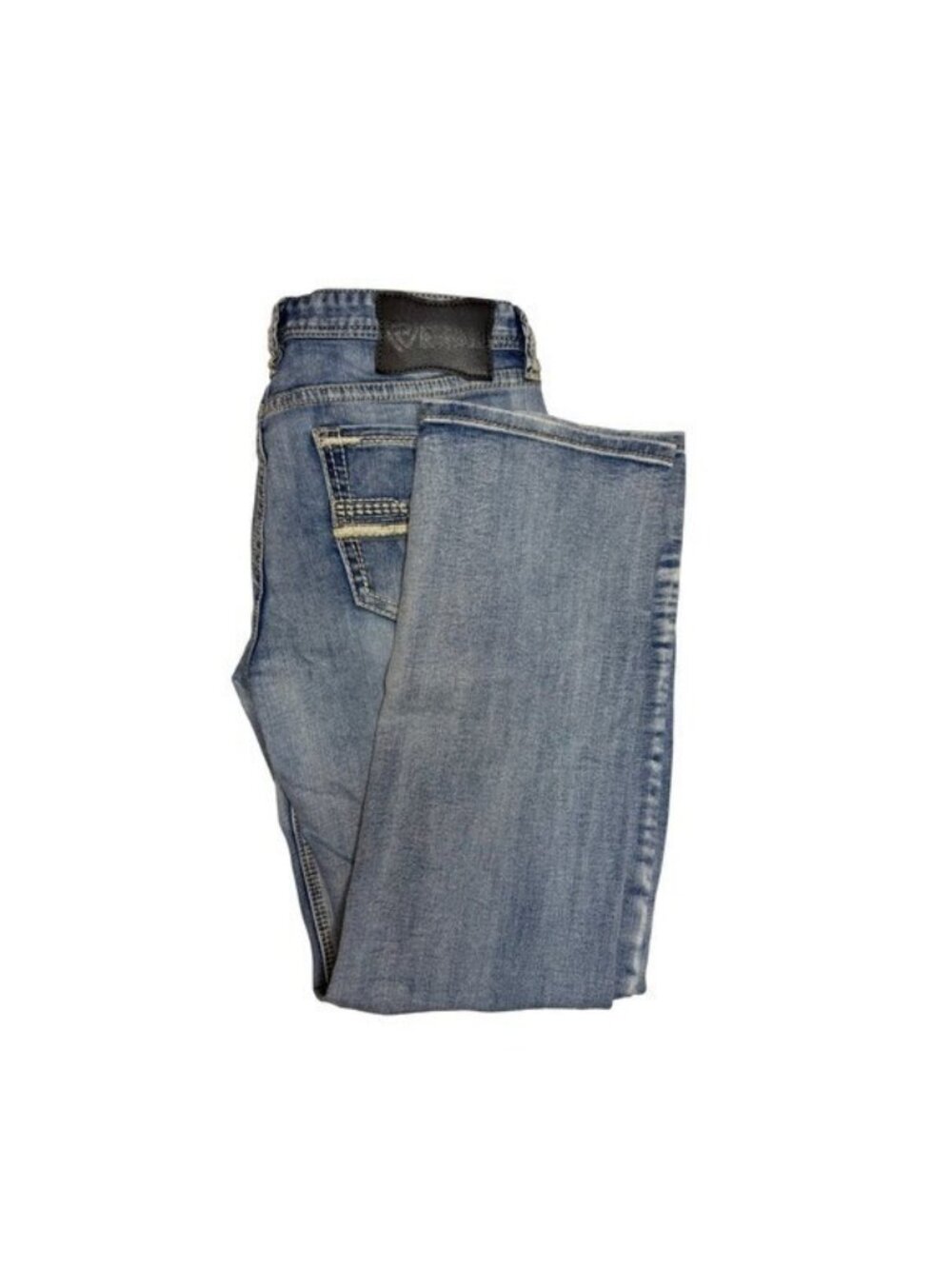 Rock & Roll Denim Revolver Slim Fit Straight Boot Jeans Tag 35x34 fits 34X31